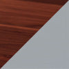 walnut/silver